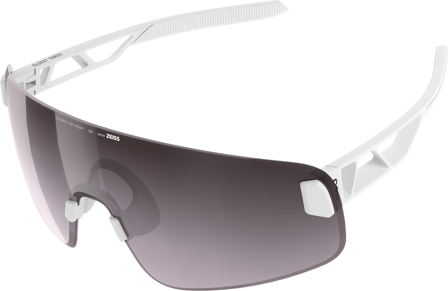 POC Elicit Toric Bike Sunglasses Hydrogen White/Clarity Road/Sunny Silver