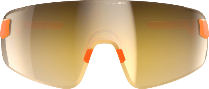 POC Elicit Toric Bike Sunglasses Fluo. Orange Translucent/Clarity Road/Partly Sunny Gold POC