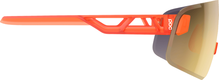 POC Elicit Toric Bike Sunglasses Fluo. Orange Translucent/Clarity Road/Partly Sunny Gold POC