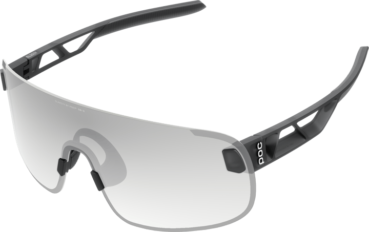 POC Elicit Photochromic Bike Sunglasses Translucent Black/Clarity Photochromic/Changeable Grey POC