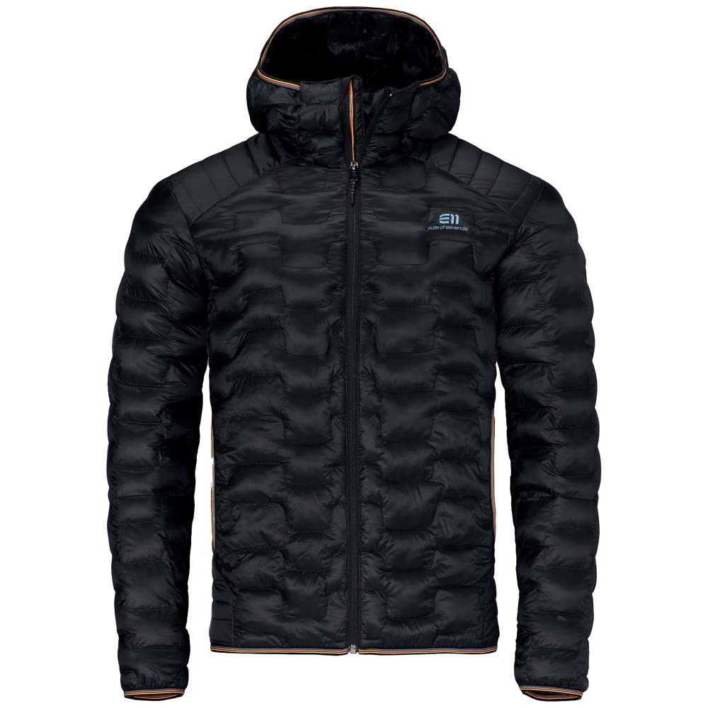 Elevenate Men's Motion Hood Black Syntetfyllda mellanlagersjackor S