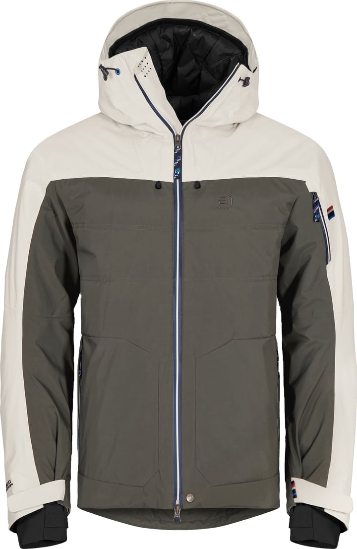 Elevenate Men's St Moritz Jacket Gray Green Elevenate