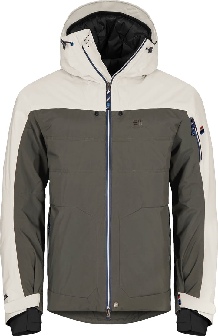 Elevenate Men's St Moritz Jacket Gray Green Elevenate