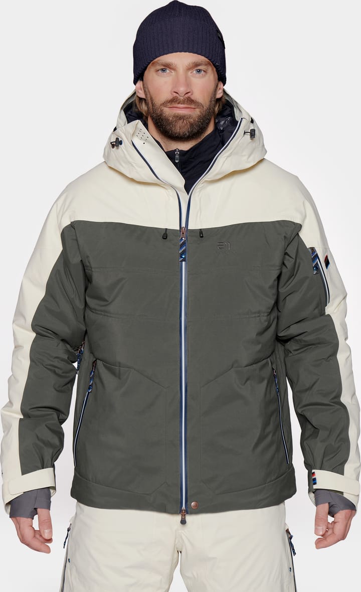 Elevenate Men's St Moritz Jacket Gray Green Elevenate
