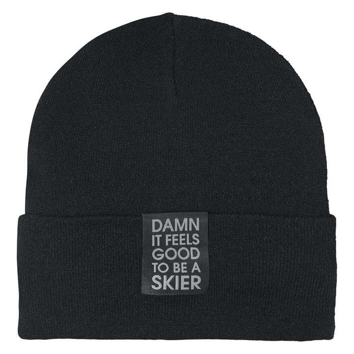 Elevenate Skier Beanie  Black Solid Elevenate