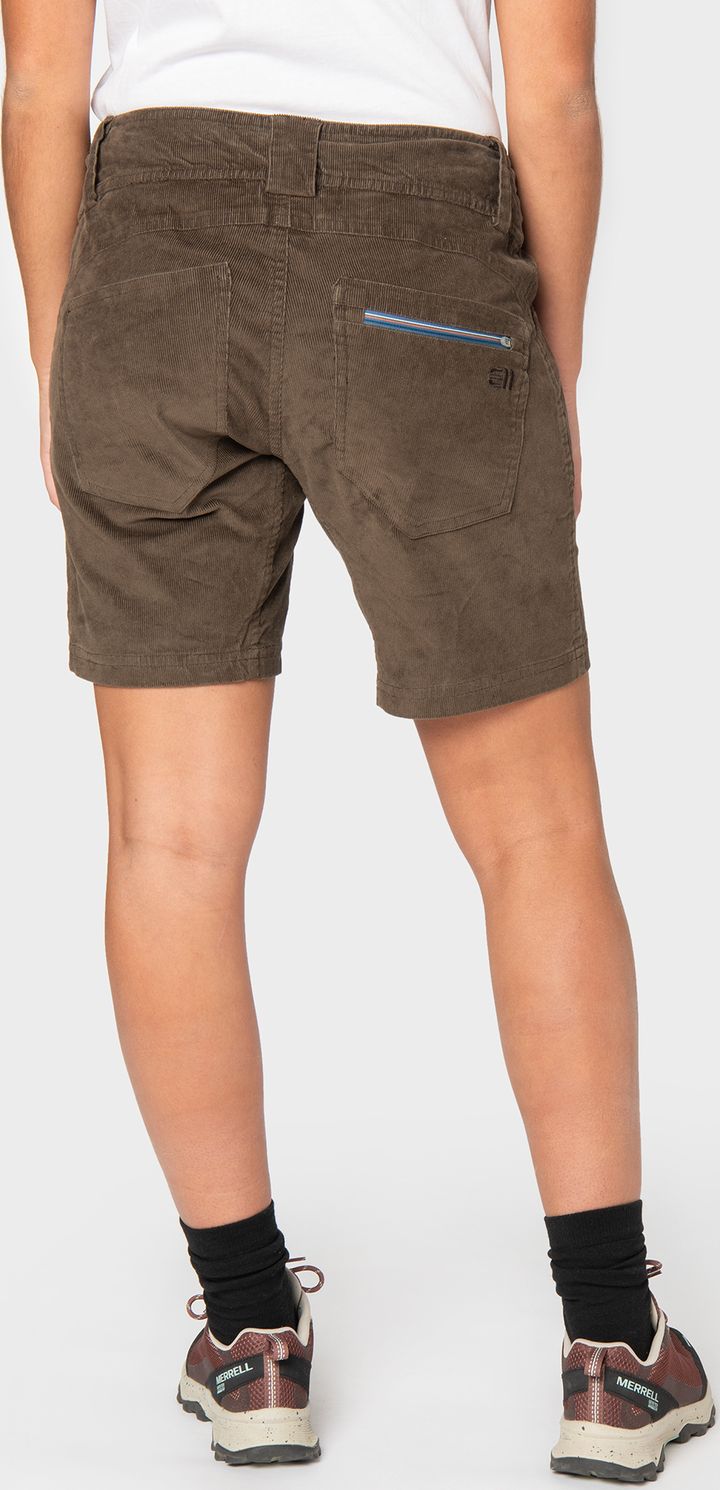 Women's Après Cord Shorts Shiitake Brown Elevenate