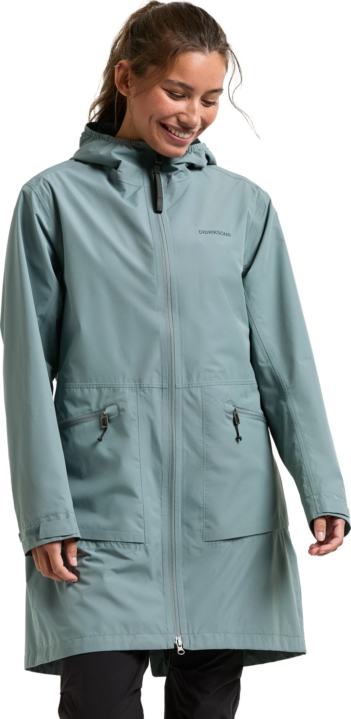 Didriksons Women's Eliana Parka Factory Blue Didriksons