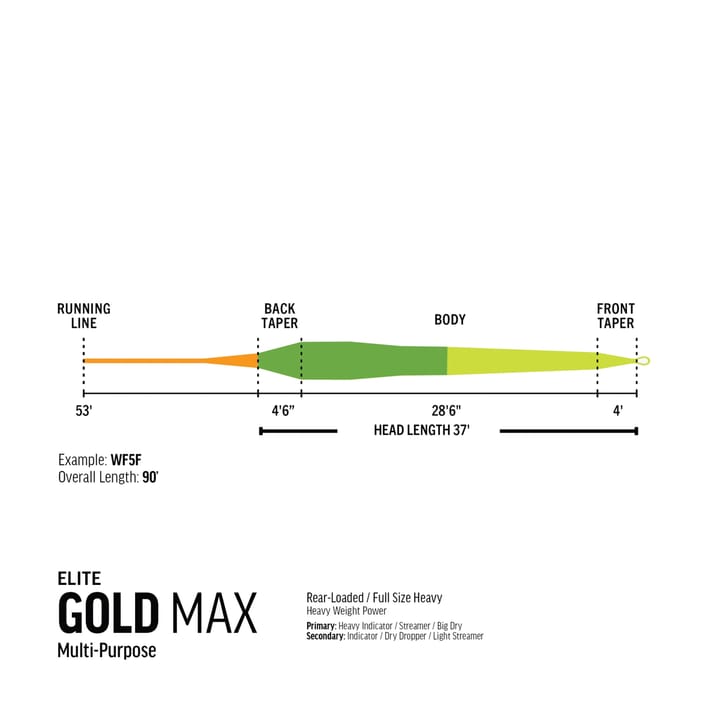 Rio Elite Gold Max Fly Line Rio