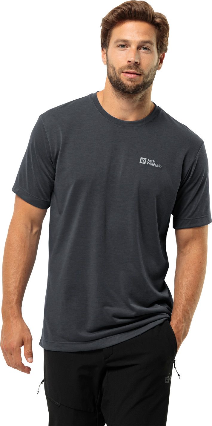 Jack Wolfskin Men's Vonnan Shortsleeve Tee Phantom Jack Wolfskin