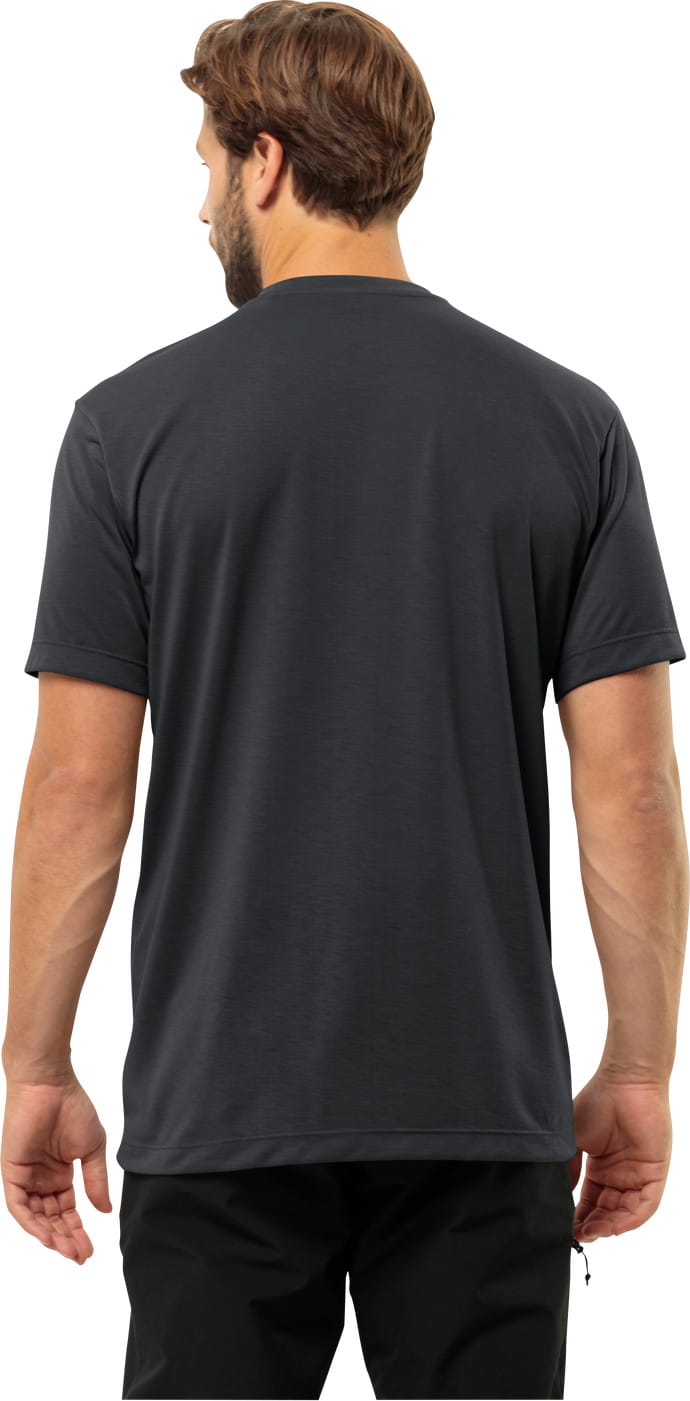 Jack Wolfskin Men's Vonnan Shortsleeve Tee Phantom Jack Wolfskin Jack Wolfskin Men's Vonnan Shortsleeve Tee Phantom Jack Wolfskin