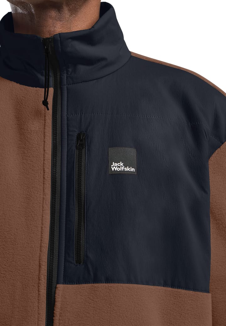 Jack Wolfskin Men's Sumetro Full Zip Dark Rust Jack Wolfskin
