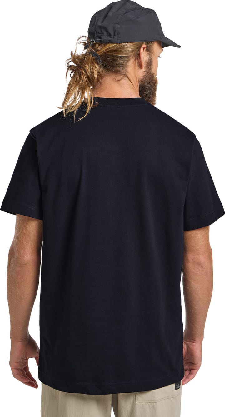 Jack Wolfskin Men's Brand Tee Wood Dark Navy Jack Wolfskin Jack Wolfskin Men's Brand Tee Wood Dark Navy Jack Wolfskin