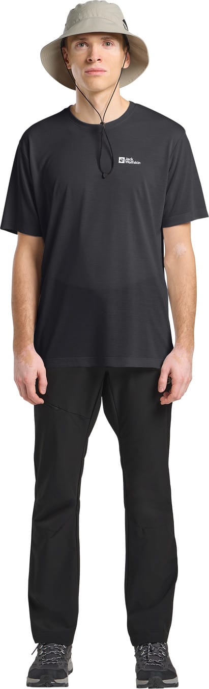 Jack Wolfskin Men's Vonnan Shortsleeve Tee Phantom Jack Wolfskin