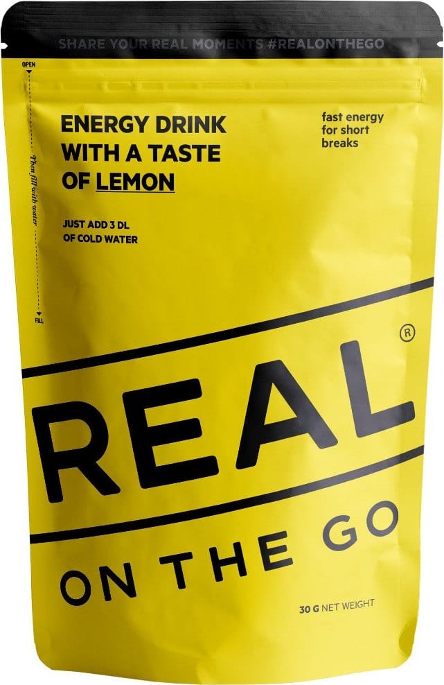 Real Turmat Energi Drink On The Go Lemon Real Turmat