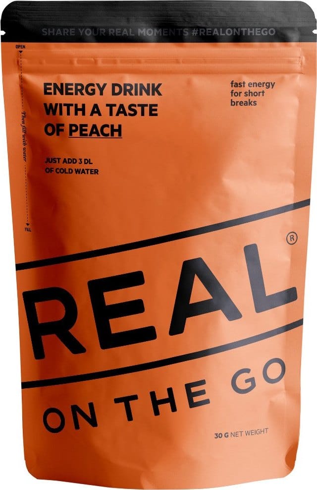 Real Turmat Energi Drink On The Go Peach Real Turmat