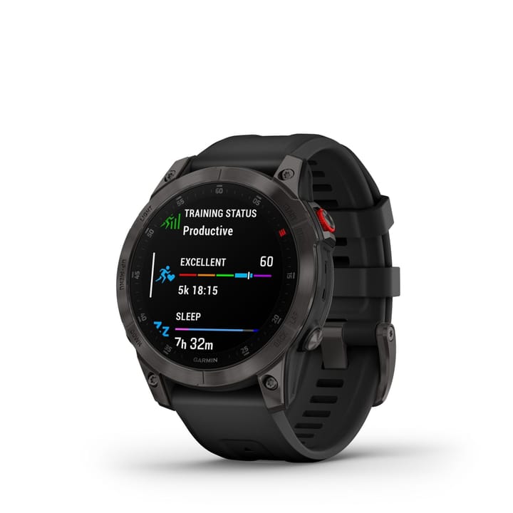 Garmin Epix 2 Sapphire, Black And Carbone Gray Titanium Dlc W/Black Band Garmin Garmin Epix 2 Sapphire, Black And Carbone Gray Titanium Dlc W/Black Band Garmin