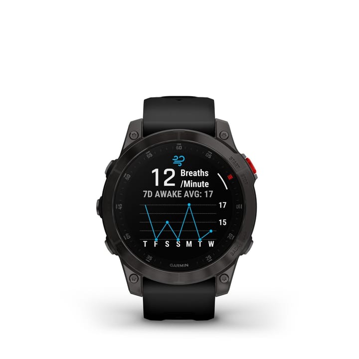 Garmin Epix 2 Sapphire, Black And Carbone Gray Titanium Dlc W/Black Band Garmin Garmin Epix 2 Sapphire, Black And Carbone Gray Titanium Dlc W/Black Band Garmin