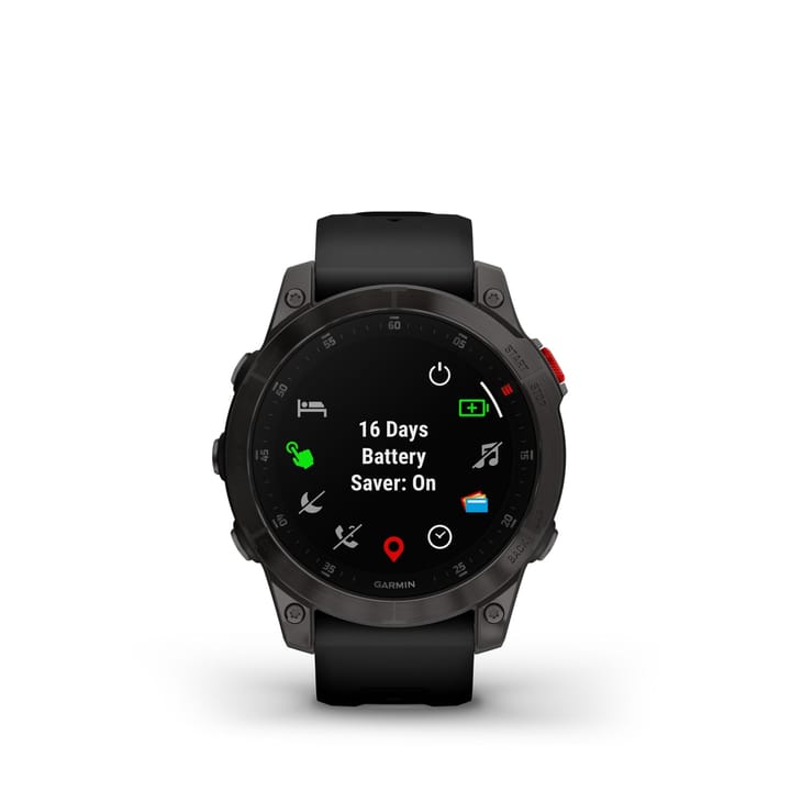 Garmin Epix 2 Sapphire, Black And Carbone Gray Titanium Dlc W/Black Band Garmin Garmin Epix 2 Sapphire, Black And Carbone Gray Titanium Dlc W/Black Band Garmin