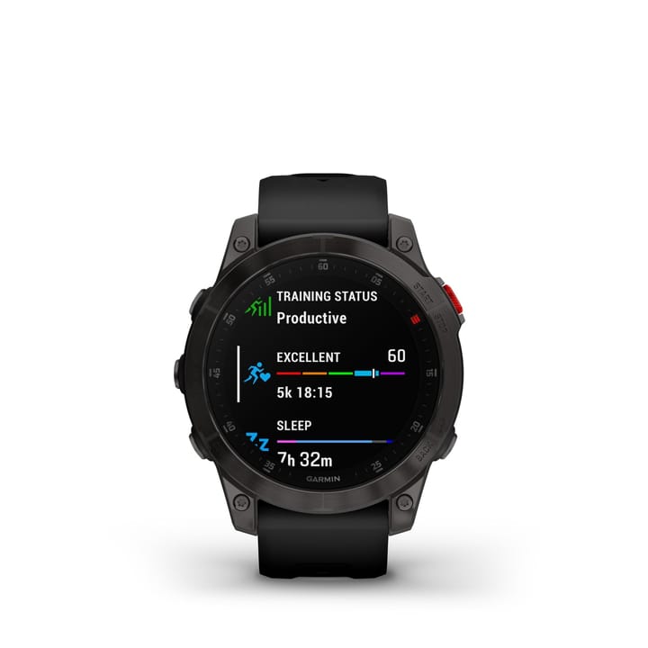 Garmin Epix 2 Sapphire, Black And Carbone Gray Titanium Dlc W/Black Band Garmin Garmin Epix 2 Sapphire, Black And Carbone Gray Titanium Dlc W/Black Band Garmin