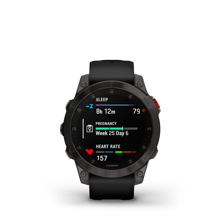 Garmin Epix 2 Sapphire, Black And Carbone Gray Titanium Dlc W/Black Band Garmin Garmin Epix 2 Sapphire, Black And Carbone Gray Titanium Dlc W/Black Band Garmin
