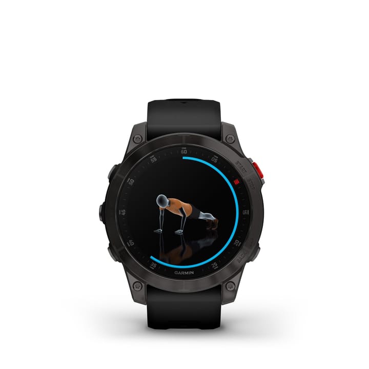 Garmin Epix 2 Sapphire, Black And Carbone Gray Titanium Dlc W/Black Band Garmin Garmin Epix 2 Sapphire, Black And Carbone Gray Titanium Dlc W/Black Band Garmin