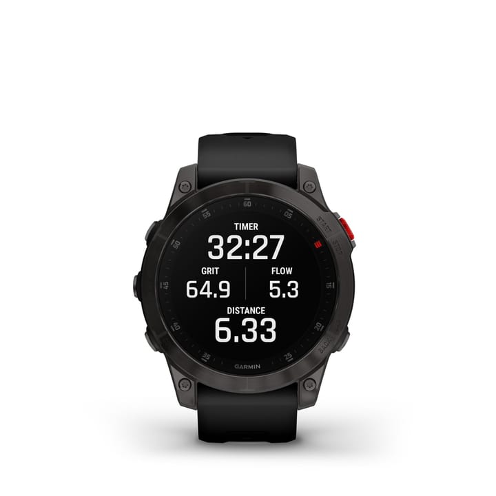 Garmin Epix 2 Sapphire, Black And Carbone Gray Titanium Dlc W/Black Band Garmin Garmin Epix 2 Sapphire, Black And Carbone Gray Titanium Dlc W/Black Band Garmin