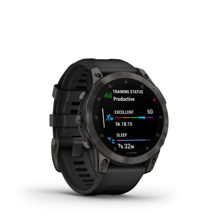Garmin Epix 2 Sapphire, Black And Carbone Gray Titanium Dlc W/Black Band Garmin Garmin Epix 2 Sapphire, Black And Carbone Gray Titanium Dlc W/Black Band Garmin