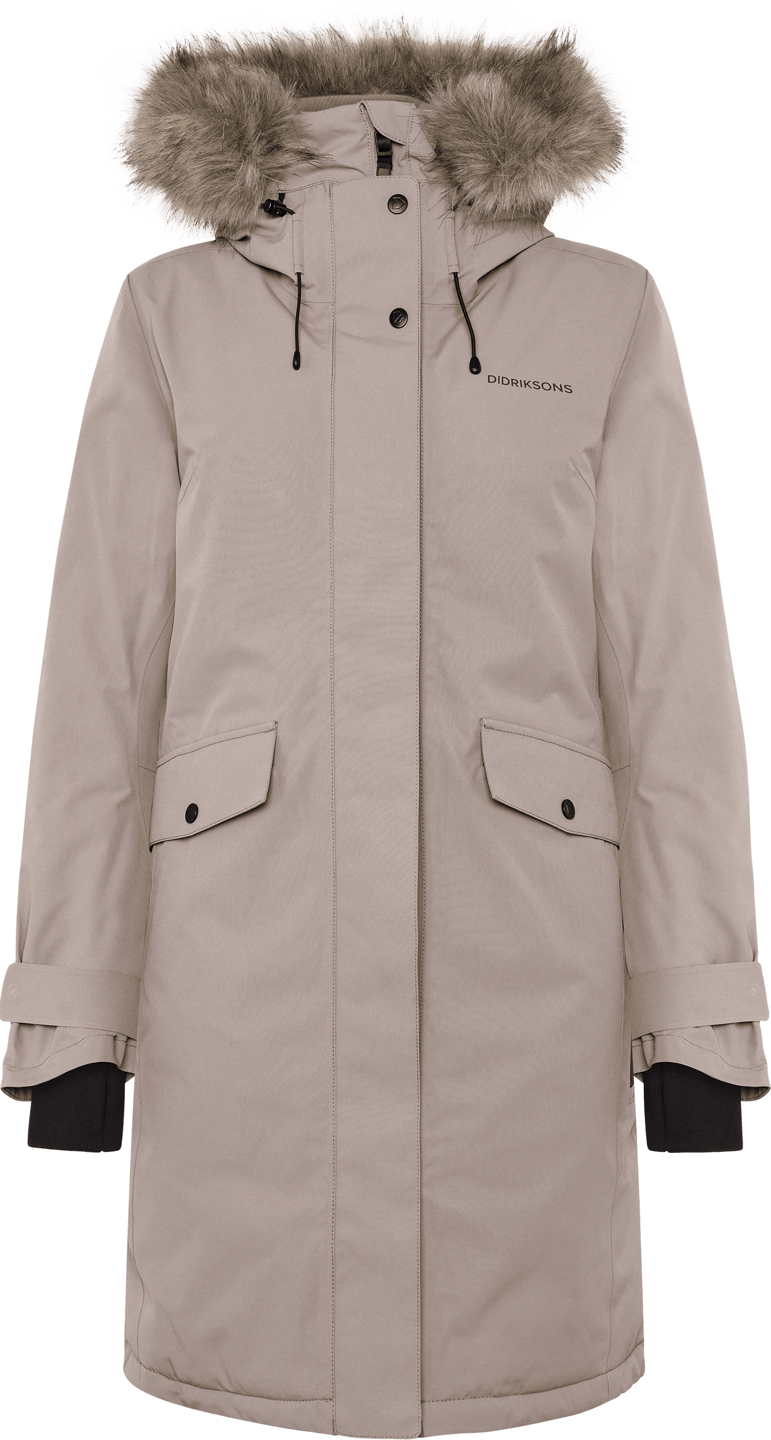Didriksons Women's Erika Parka 3 Ash Brown