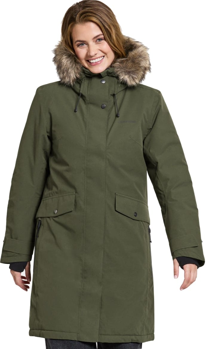 Didriksons Erika Wns Parka 3 Deep Green