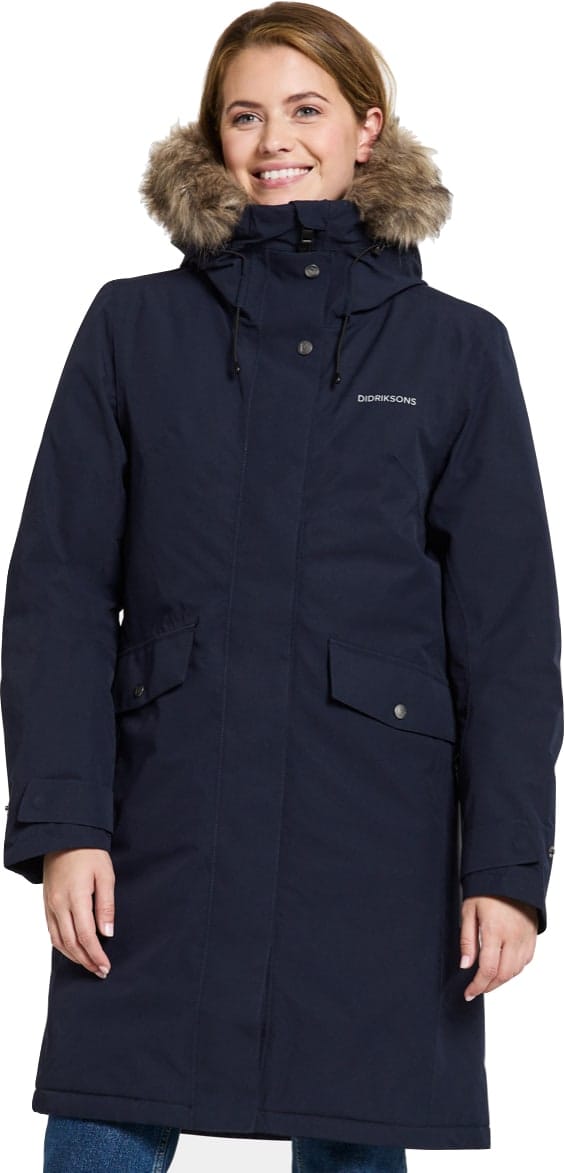 Didriksons Women's Erika Parka 3 Dark Night Blue