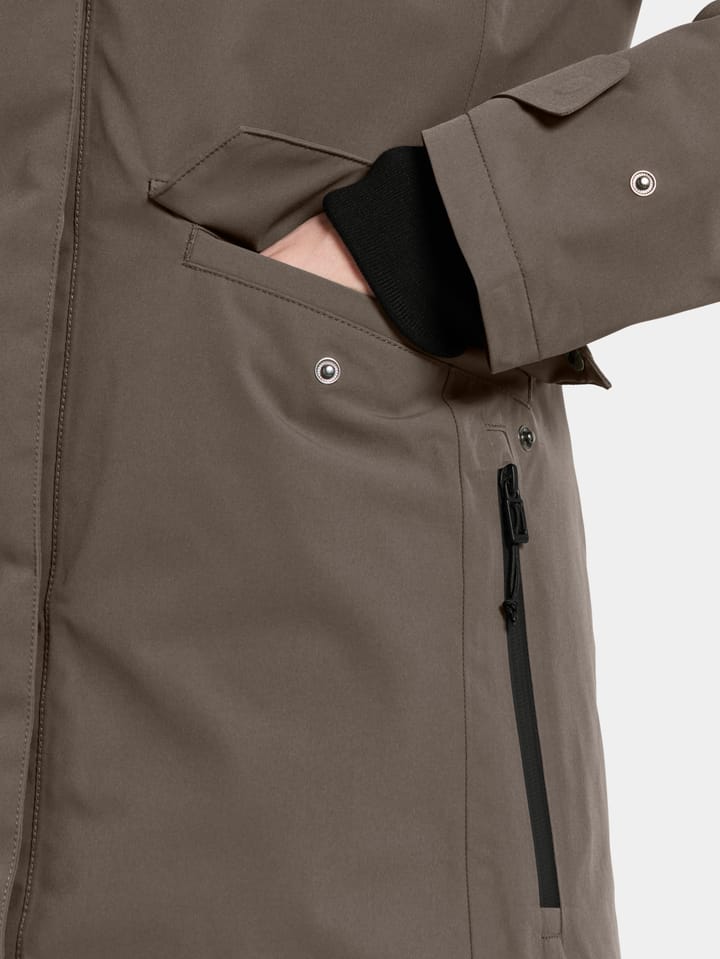 Didriksons Women's Erika Parka 3 Mocha Brown Didriksons Didriksons Women's Erika Parka 3 Mocha Brown Didriksons