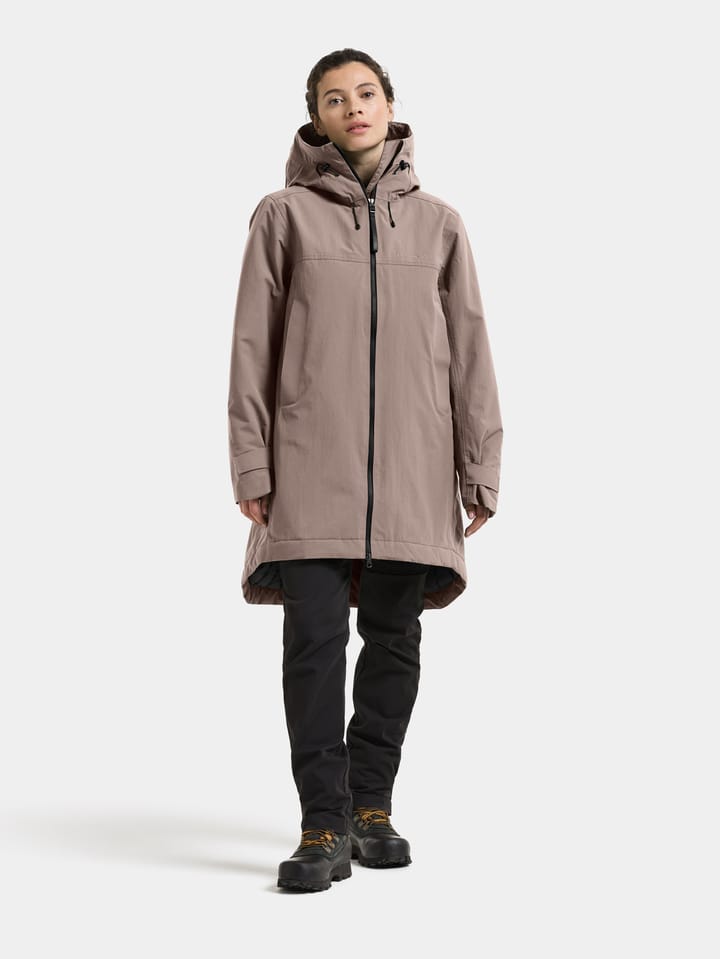 Didriksons Women's Eris Parka Ash Brown Didriksons