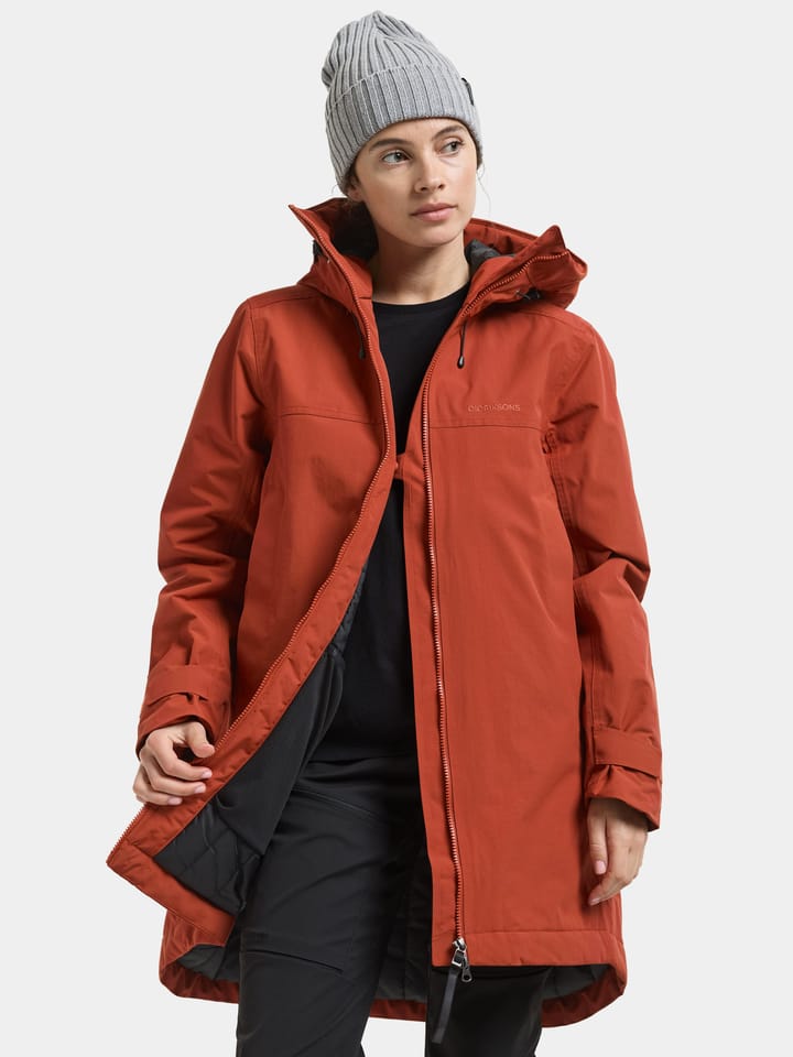 Didriksons Women's Eris Parka Rust Didriksons