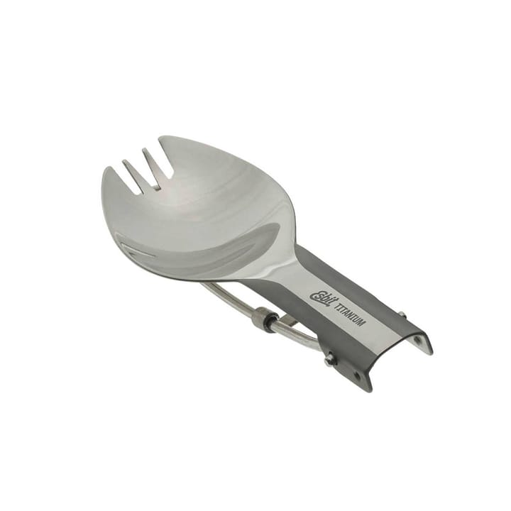 Foldable Titanium Cutlery Spork Metal Esbit