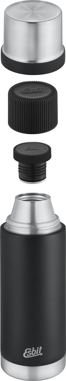 Esbit SCULPTOR Stainless Steel Vacuum Flask 1000 ml Black Esbit