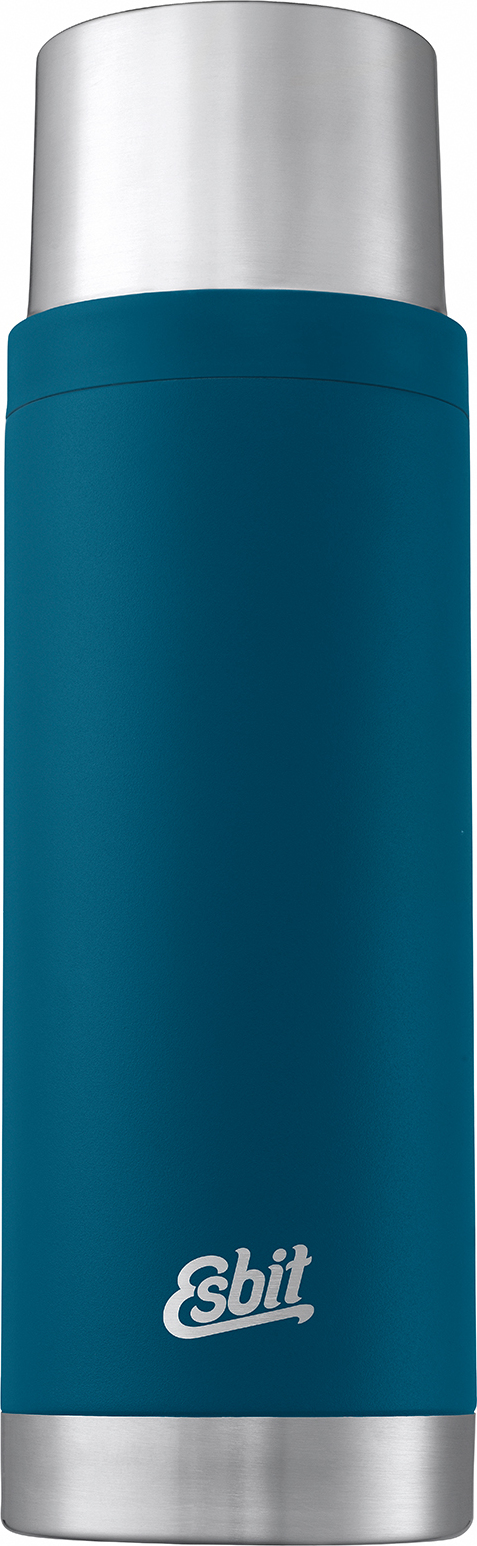 Esbit SCULPTOR Stainless Steel Vacuum Flask 1000 ml Polar Blue 1 L, Polar Blue