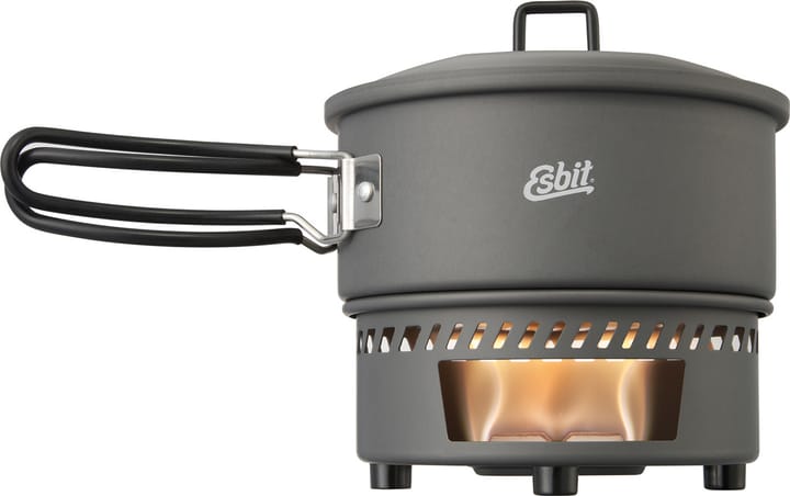 Esbit Solid Fuel Cookset 1000 ml Grey Esbit Esbit Solid Fuel Cookset 1000 ml Grey Esbit