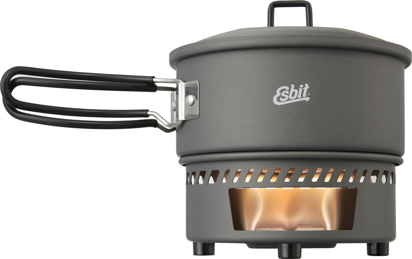 Esbit Solid Fuel Cookset 1000 ml Grey