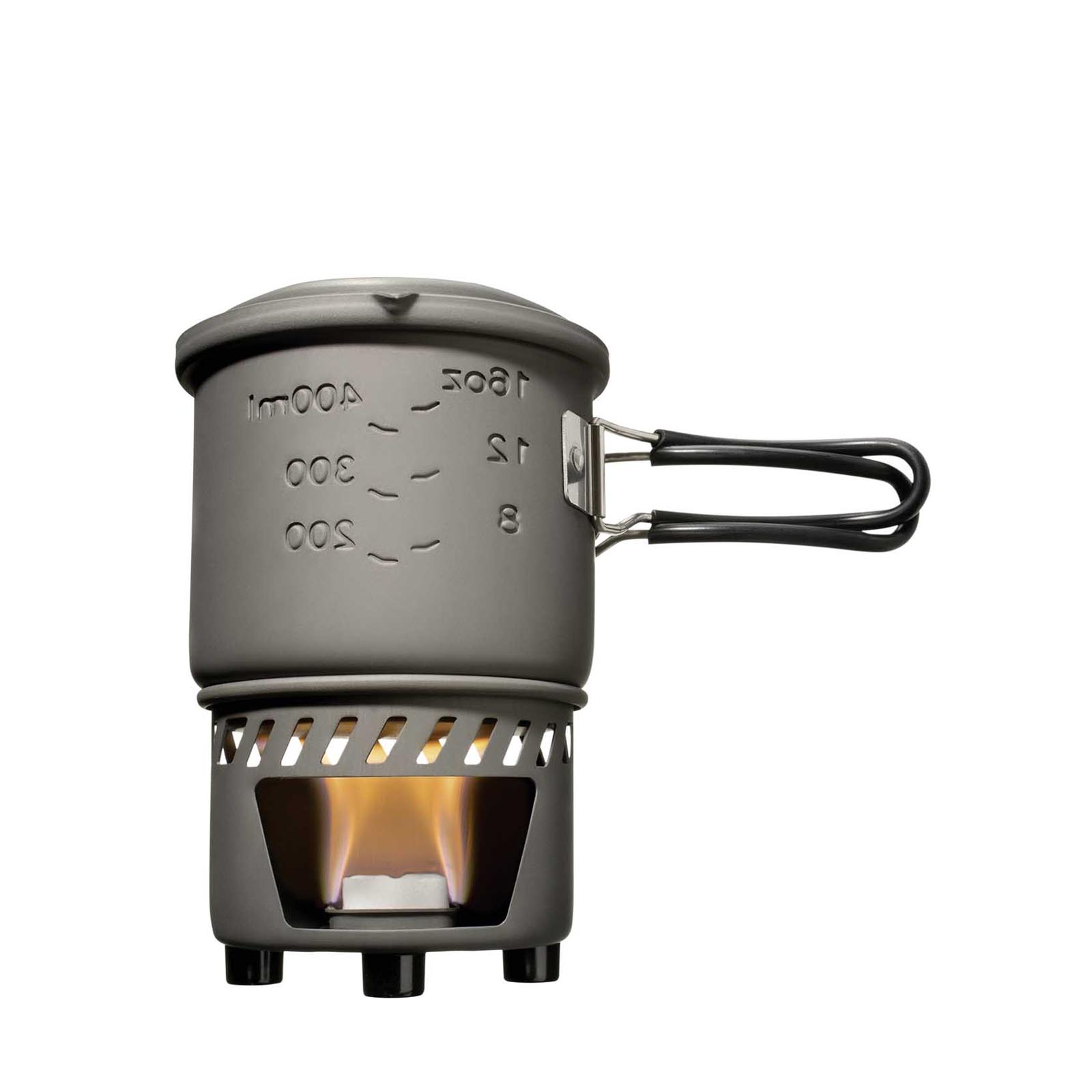 Solid Fuel Cookset 585ml Without Non-stick Coating Metal