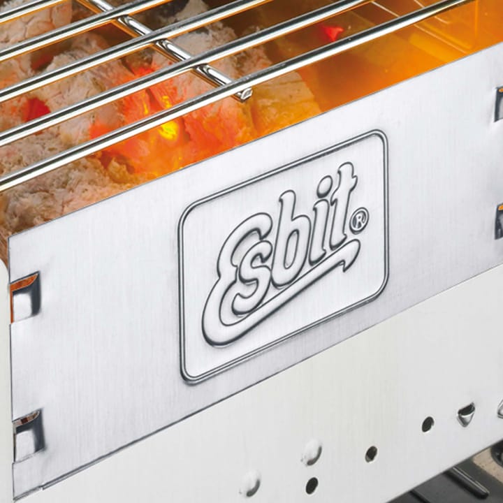 Esbit Stainless Steel Foldable Bbq Box Metal Esbit