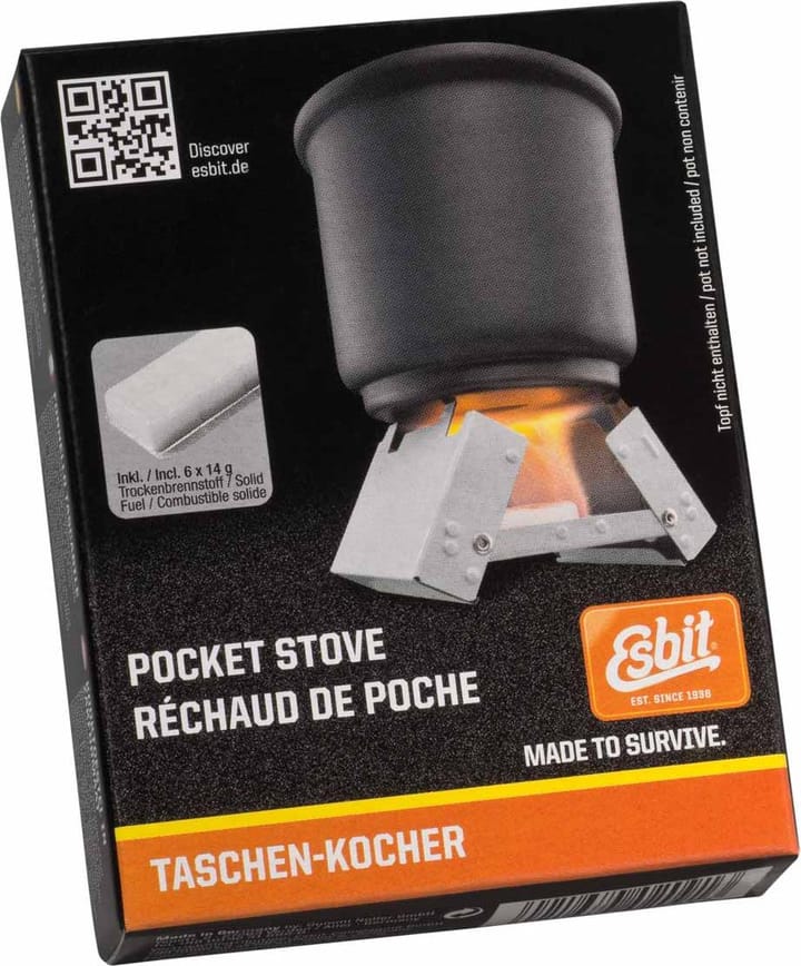 Esbit Pocket Stove Small Incl. Solid Fuel Tablets Steel Esbit
