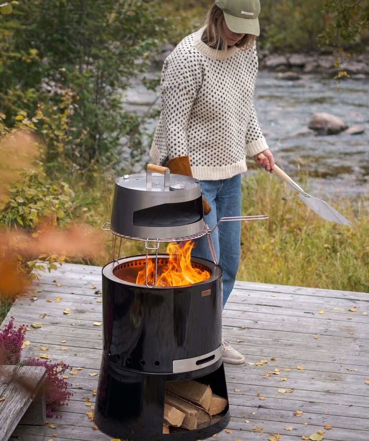 Espegard Pizza Oven For Fire Pan Metallic Espegard Espegard Pizza Oven For Fire Pan Metallic Espegard