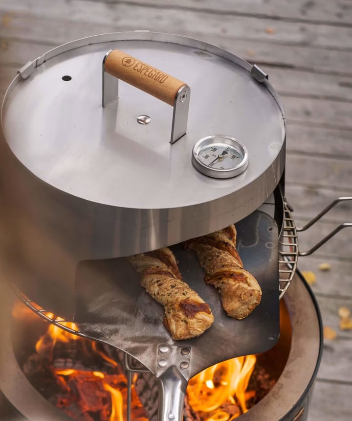 Espegard Pizza Oven For Fire Pan Metallic Espegard Espegard Pizza Oven For Fire Pan Metallic Espegard