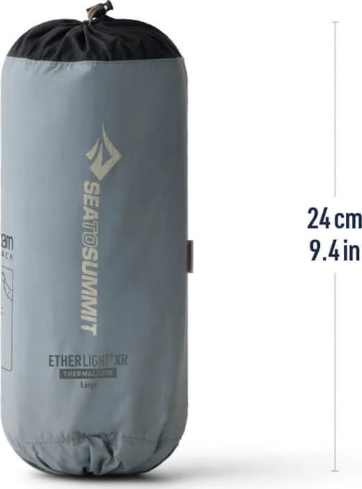 Sea To Summit Ether Light XR Insulated Air Sleeping Pad Large Dark Grey Sea To Summit Ether Light XR Insulated Air Sleeping Pad Large Dark Grey