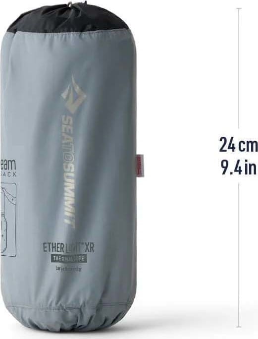 Sea To Summit Sleep Mat Air Etherlight XR Insulated Asc Mat Large Rectangular Dark Grey Sea To Summit