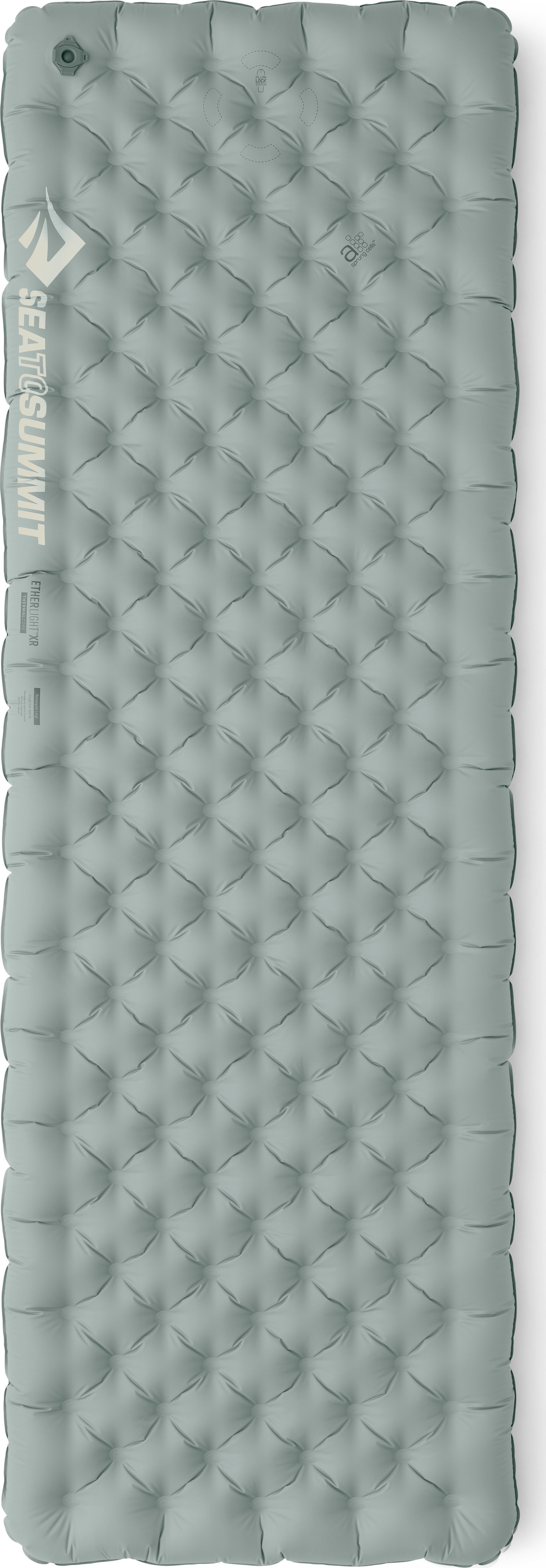 Sea To Summit Sleep Mat Air Etherlight XR Insulated Asc Mat Large Rectangular Dark Grey Oppblåsbare liggeunderlag LARGE RECTANGULAR