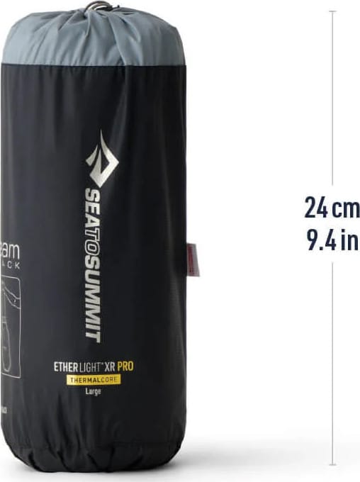 Sea To Summit Ether Light XR Pro Insulated Air Sleeping Pad Large Black Sea To Summit