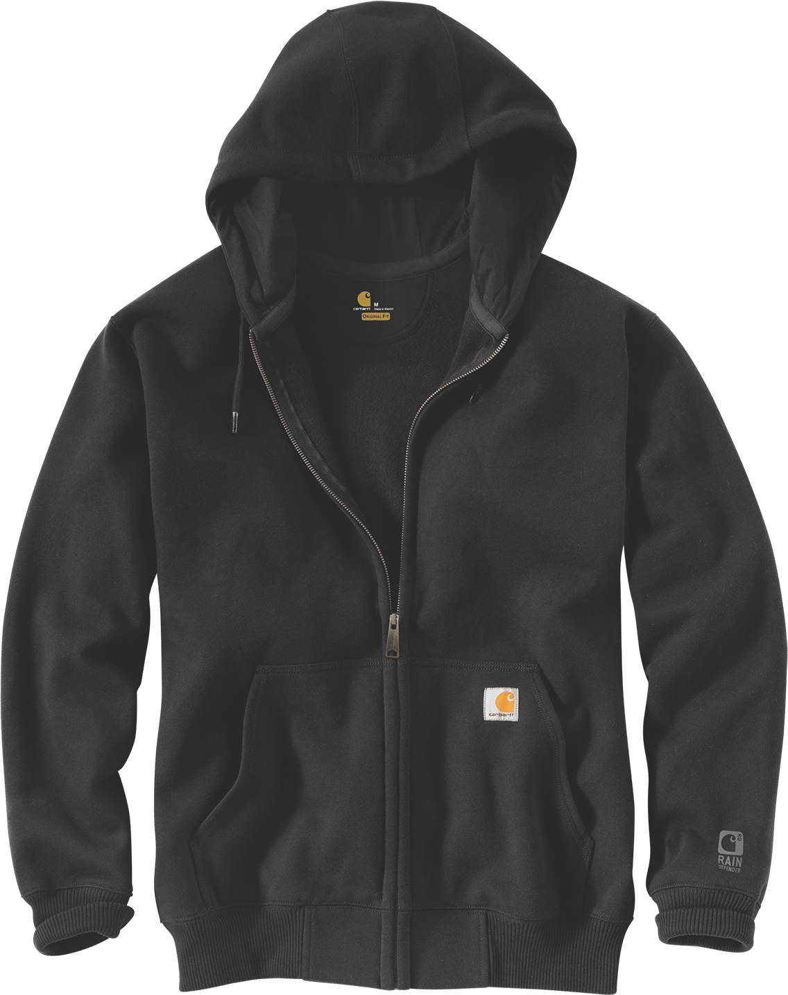 Carhartt Men's Paxton Full-Zip Sweatshirt Black