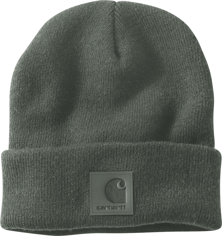 Carhartt Leatherette Watch Cap Beanie Forestry Green Carhartt