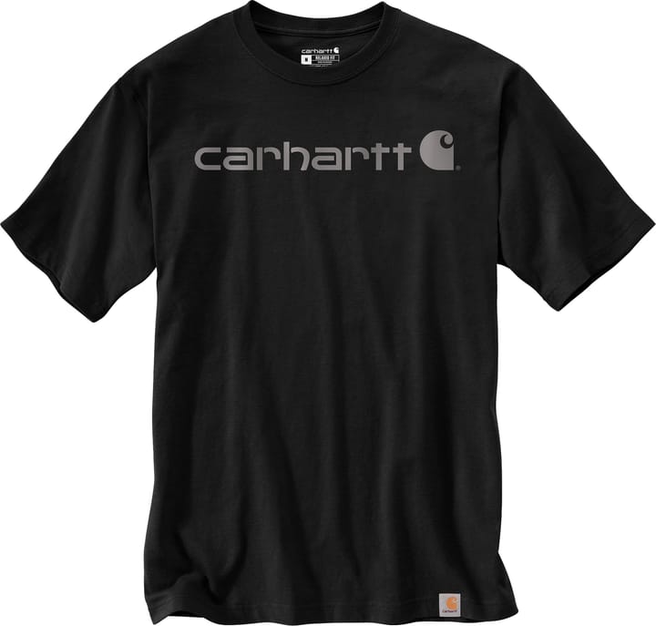 Carhartt Men's Core Logo T-Shirt Short Sleeve Black/gray Carhartt